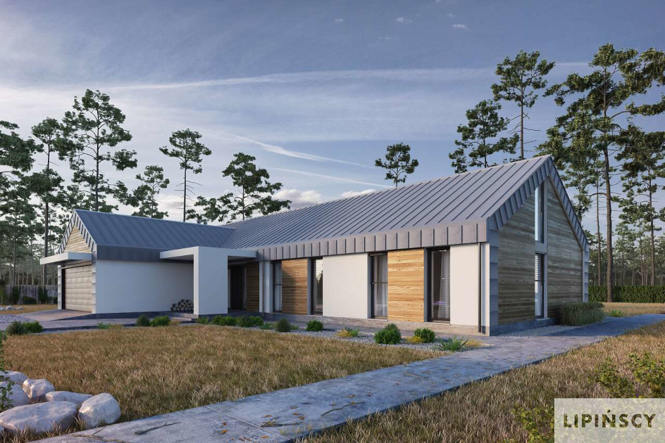 Budowa domu Mindelo DCB136 (odbicie lustrzane) z New-House
