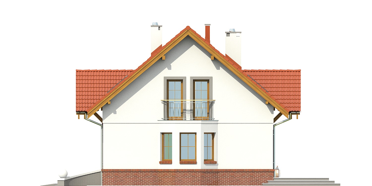Zgrabna z garażem 1-st. [A] (odbicie lustrzane) - miniatura 5