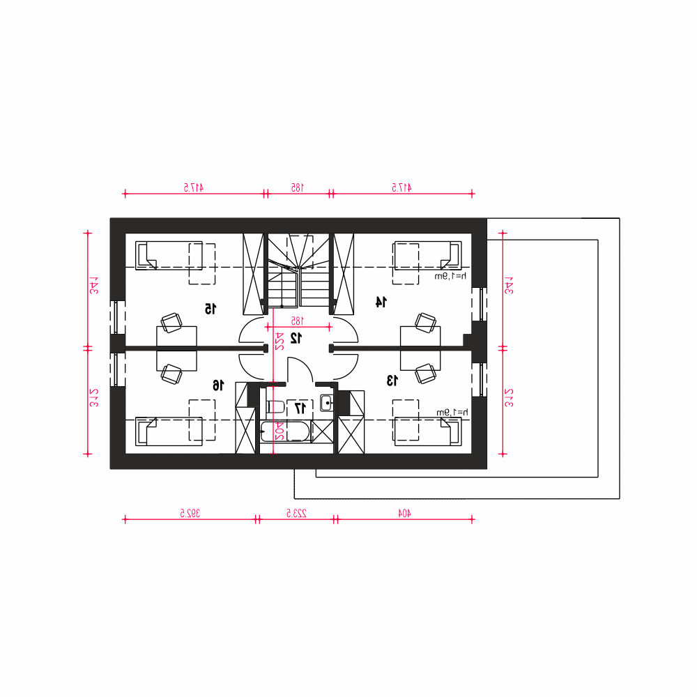 Werbena z garażem 1-st. [A] (odbicie lustrzane) - miniatura 9