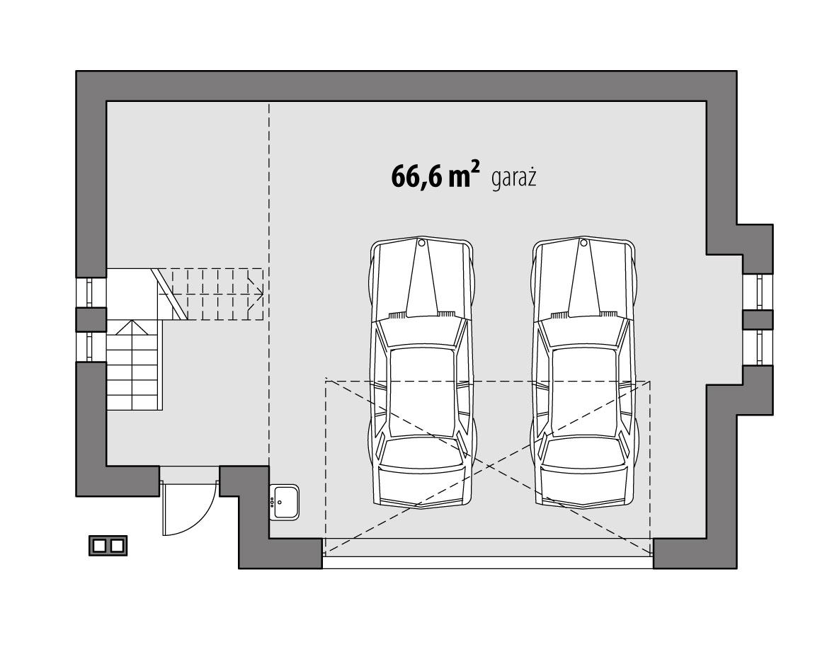 Garaż G6 (odbicie lustrzane) - miniatura 4