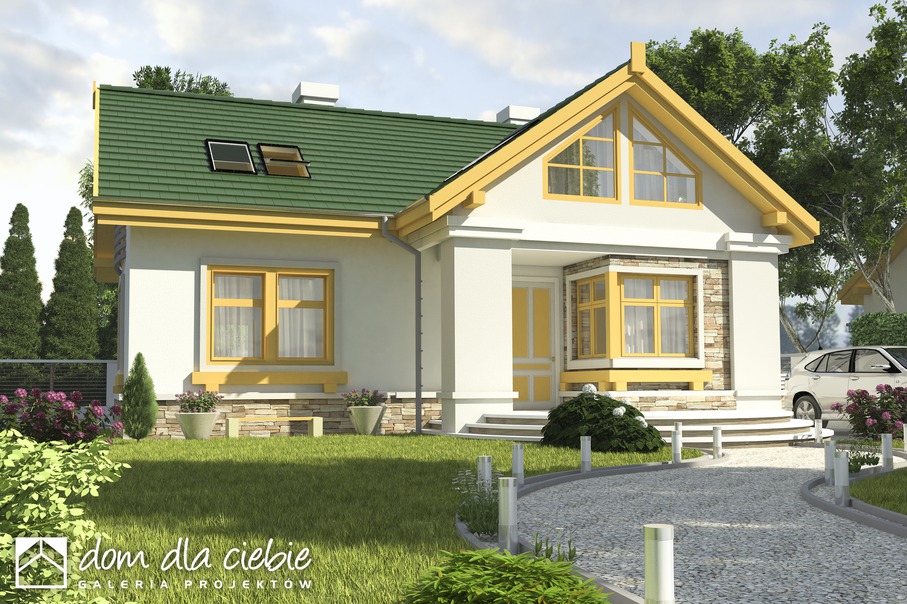 budowa domu Drozd II bez garażu [B] - New-House