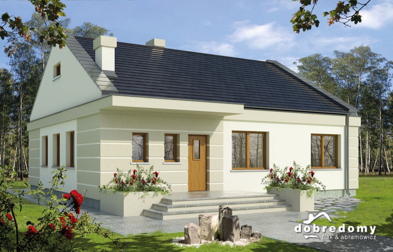 budowa domu Ligia odbicie lustrzane - New-House