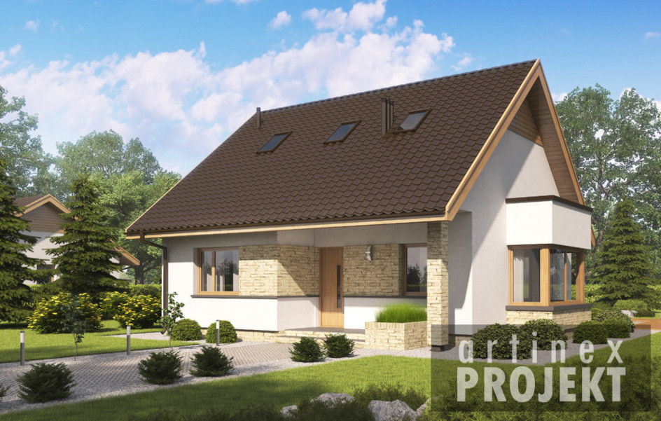 Budowa domu D144B (odbicie lustrzane) z New-House