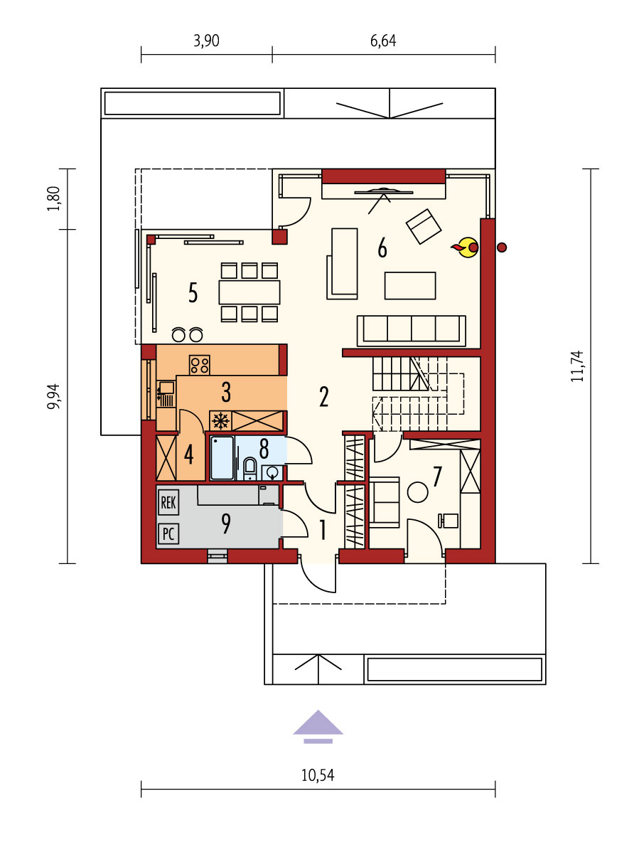 Mini 13 PLUS (wersja B) (odbicie lustrzane) - miniatura 8