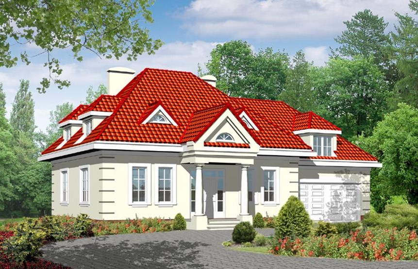 budowa domu Zuzanna (odbicie lustrzane) - New-House