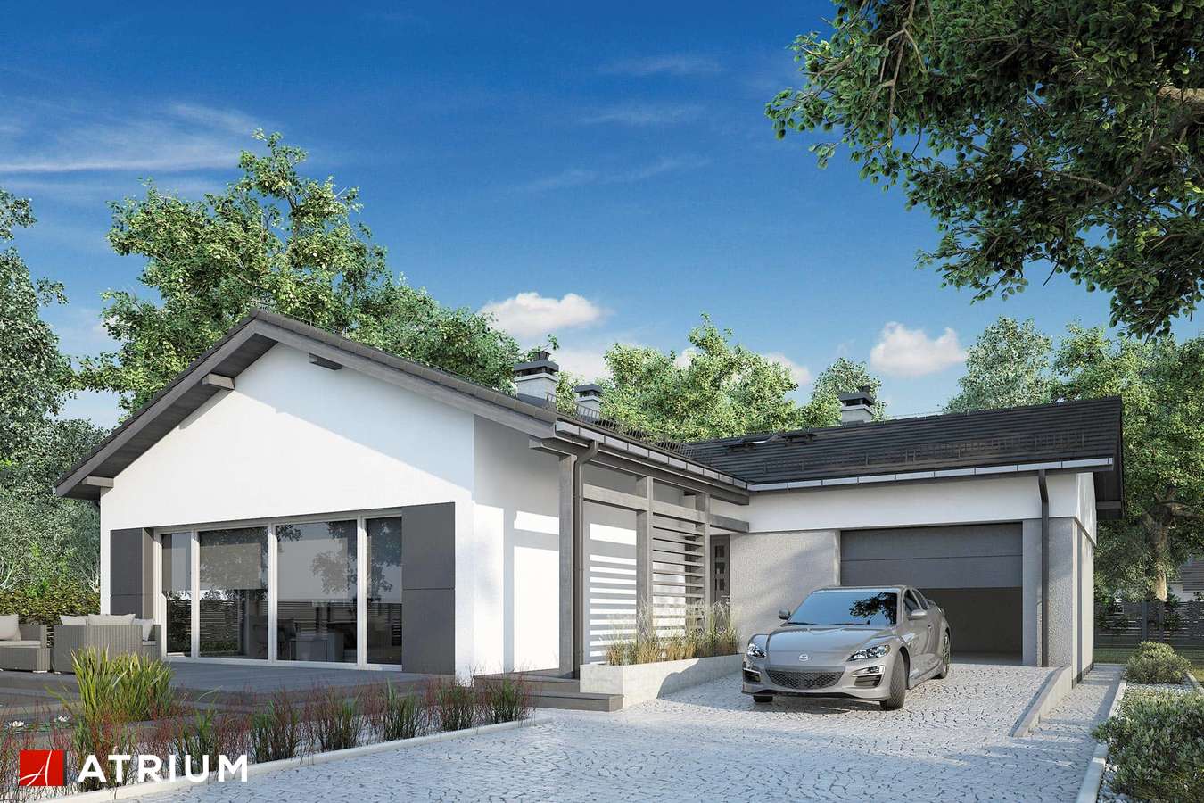 budowa domu Koliber II (odbicie lustrzane) - New-House