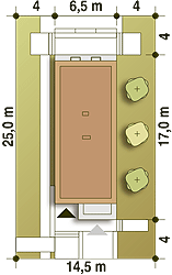Eco 4 z garażem 1-st. [A] (odbicie lustrzane) - miniatura 10