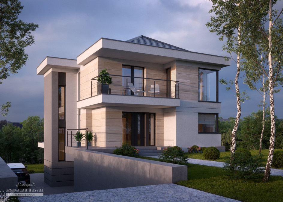 Budowa domu LK&1521 (odbicie lustrzane) z New-House