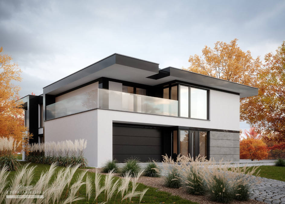 Budowa domu LK&1590 (odbicie lustrzane) z New-House