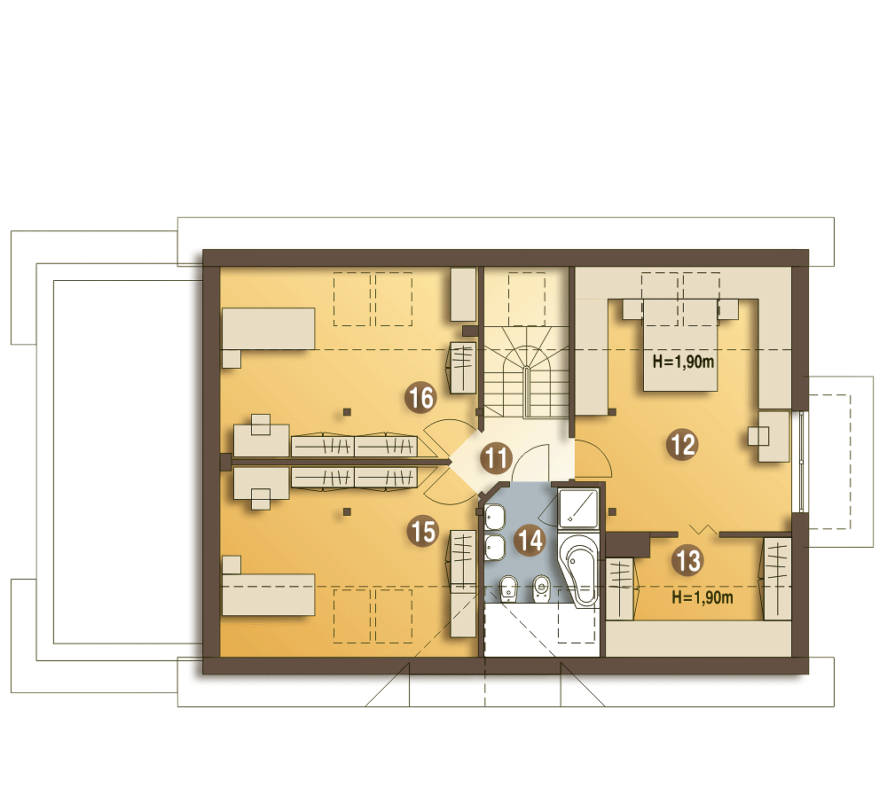 Amelia V trend z garażem 1-st. [A] - miniatura 9