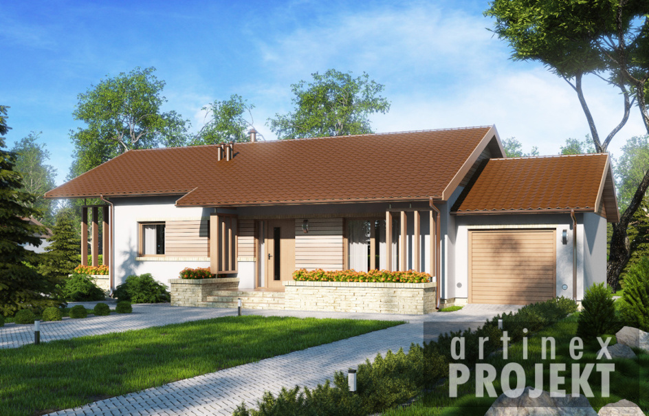 Budowa domu D19C - Karol C (odbicie lustrzane) z New-House