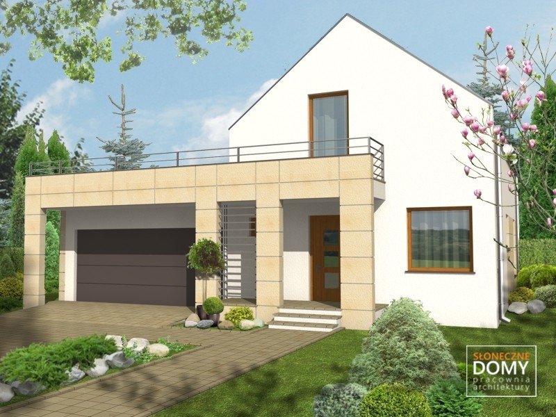 budowa domu - Valldemossa B (odbicie lustrzane) - New-House