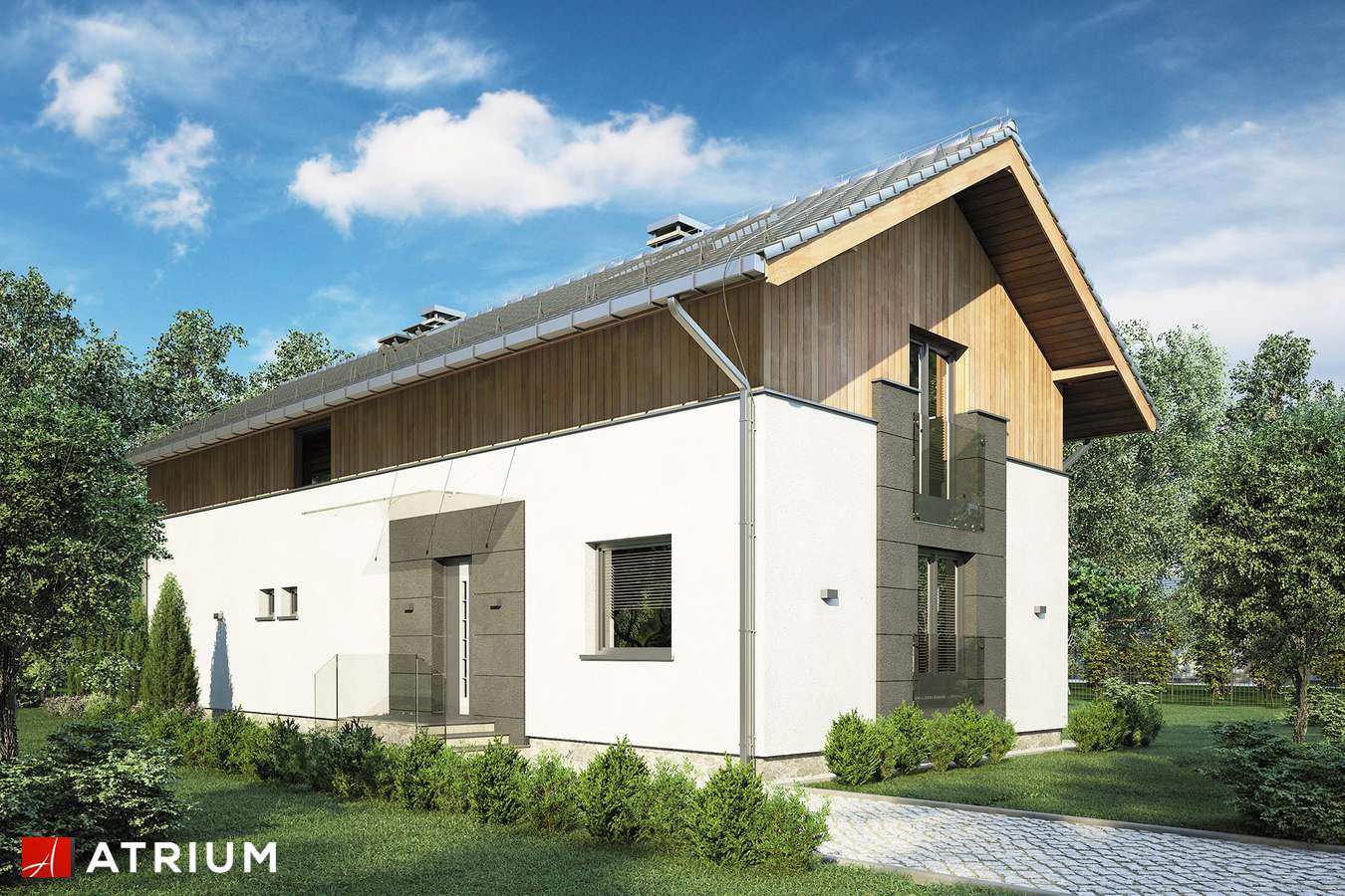 budowa domu Happy Home odbicie lustrzane - New-House