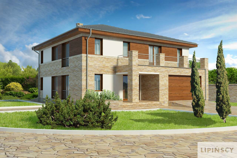 Budowa domu Siena DCP213a (odbicie lustrzane) z New-House