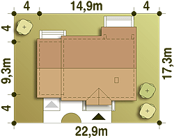 Hugo II z garażem 1-st. [A] - miniatura 9