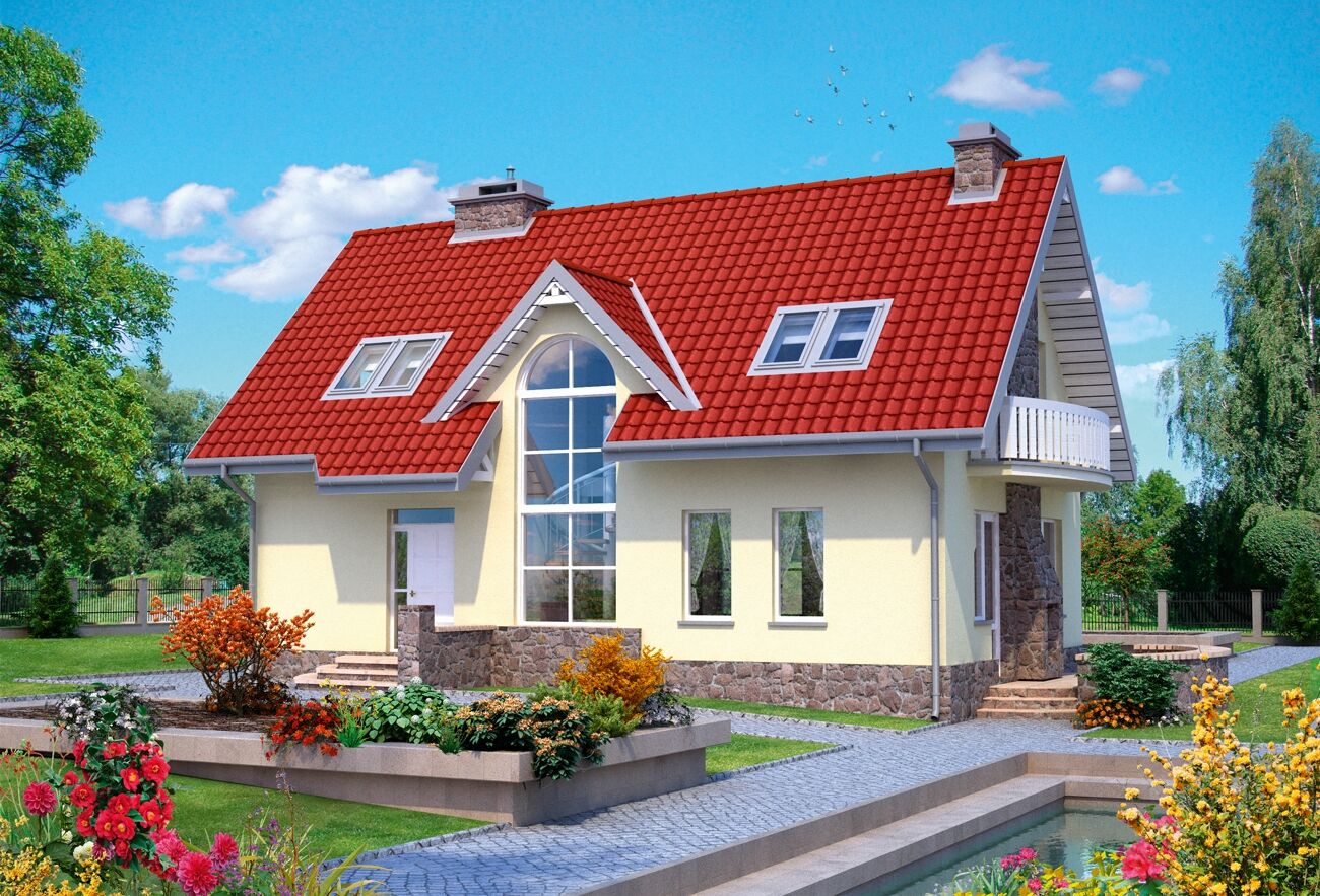 budowa domu Dziewanna (odbicie lustrzane)- New-House