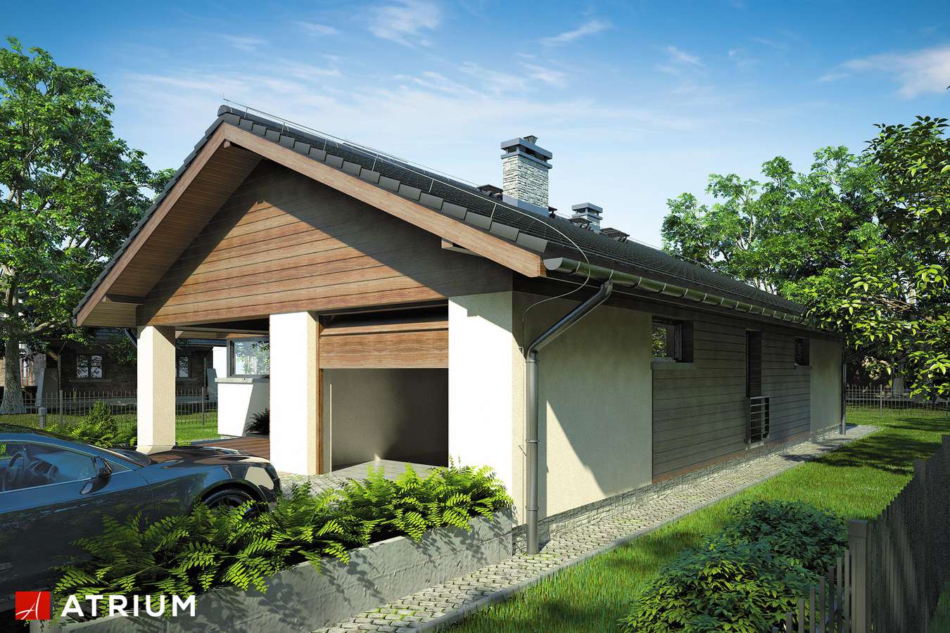 budowa domu Pelikan V odbicie lustrzane - New-House