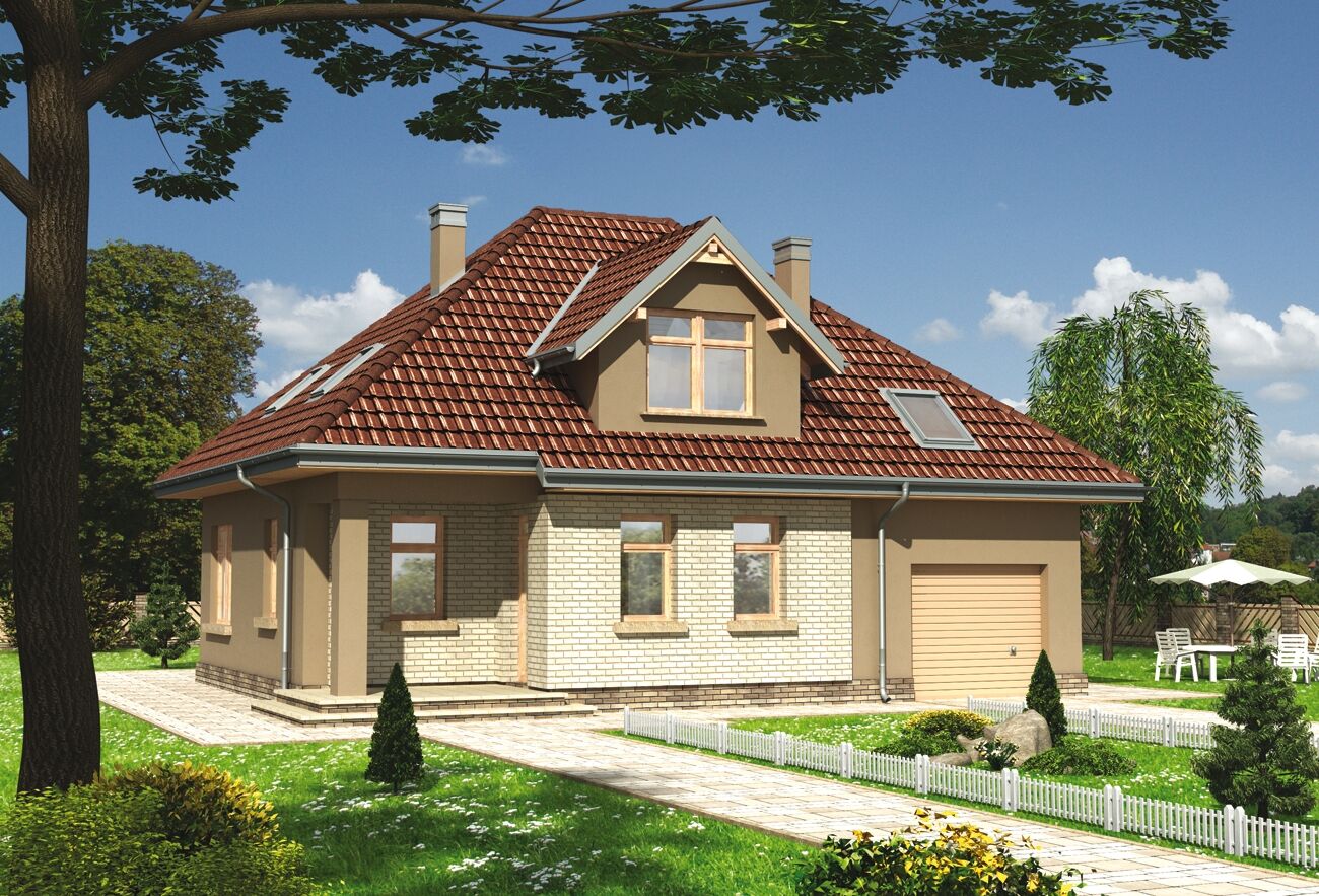 budowa domu Benon (odbicie lustrzane) - New-House