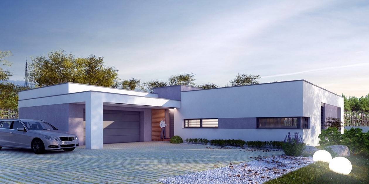 budowa domu Infinitus I G2 (Odbicie lustrzane) - New-House