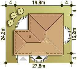 Helenka II z garażem 2-st. [A] (odbicie lustrzane) - miniatura 9