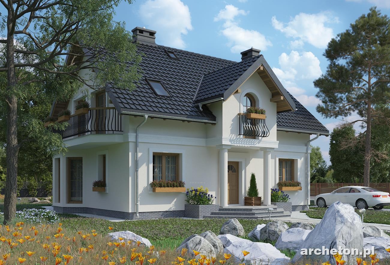 budowa domu Klara Lux (odbicie lustrzane) - New-House