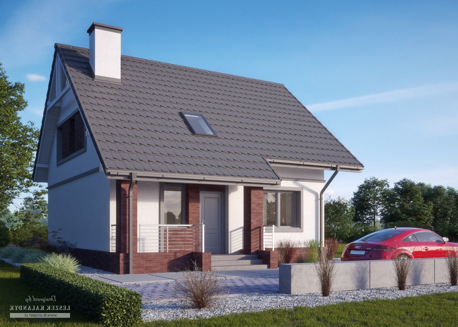 Budowa domu LK&759 (odbicie lustrzane) z New-House