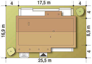 Trznadel II z garażem 1-st. [A] (odbicie lustrzane) - miniatura 9