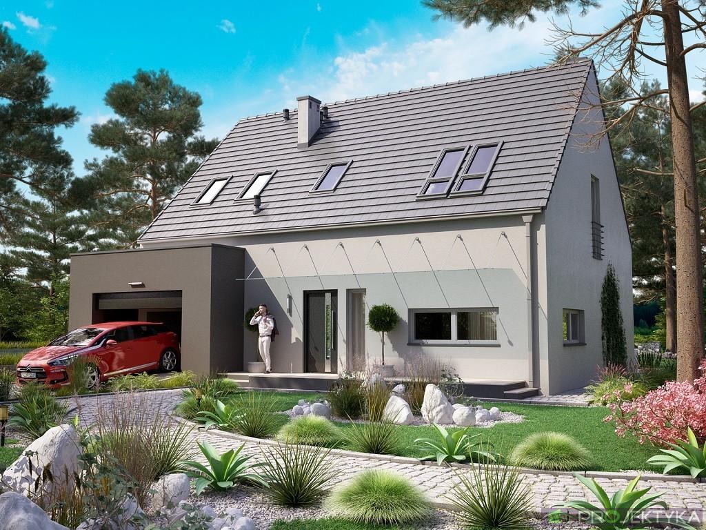 budowa domu KA72 (odbicie lustrzane) - New-House