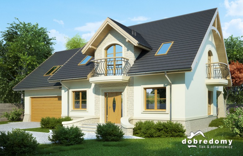 budowa domu Apoloniusz II odbicie lustrzane - New-House