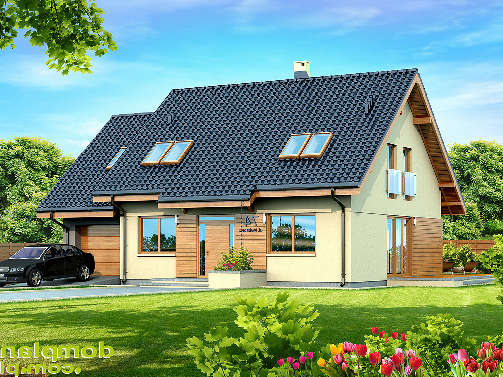budowa domu KENDRA MAŁA BIS (Odbicie lustrzane) - New-House