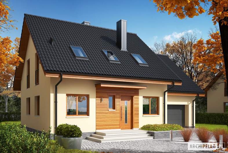 budowa domu E3 G1 ECONOMIC (wersja A) (odbicie lustrzane) - New-House