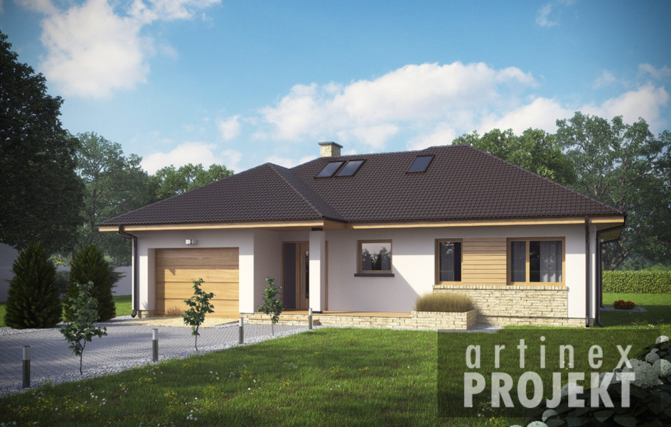 Budowa domu D216B (odbicie lustrzane) z New-House