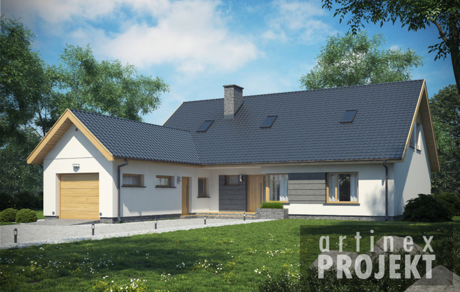 Budowa domu D152A (odbicie lustrzane) z New-House