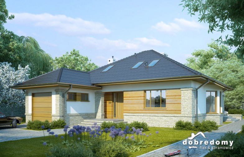 budowa domu Wega odbicie lustrzane - New-House