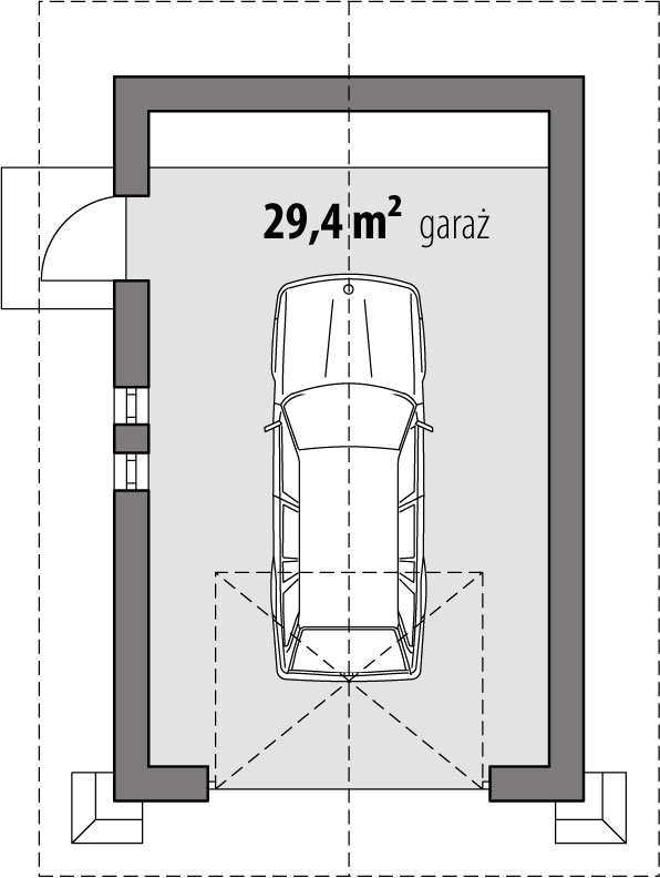Garaż G1 (odbicie lustrzane) - miniatura 3