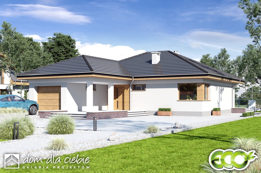 budowa domu Tomaszek III Novum z garażem 1-st. [A] - New-House