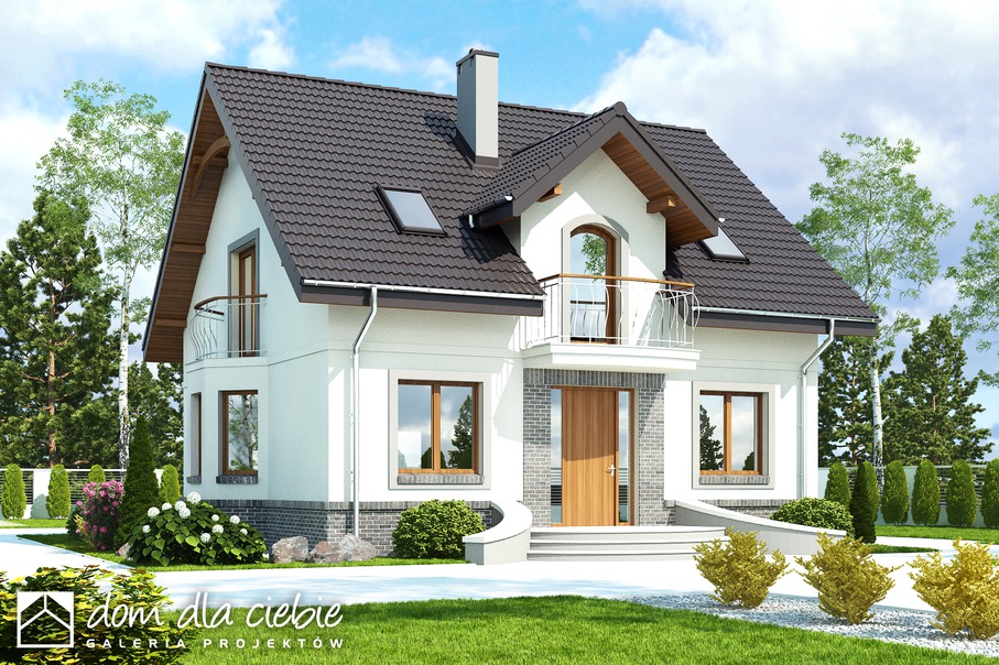 budowa domu Dom Dla Ciebie 3 bez garażu [B1] - New-House