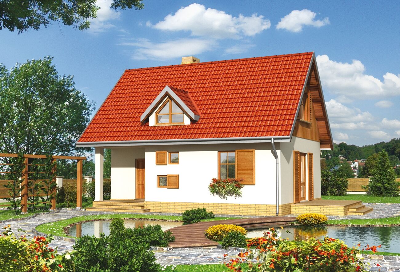 budowa domu Drobina (odbicie lustrzane) - New-House