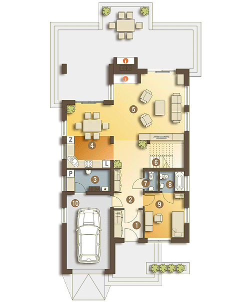 Jola z garażem 1-st. [A] - miniatura 8