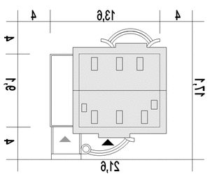 Sosnówka II z garażem 1-st. [A] (odbicie lustrzane) - miniatura 10