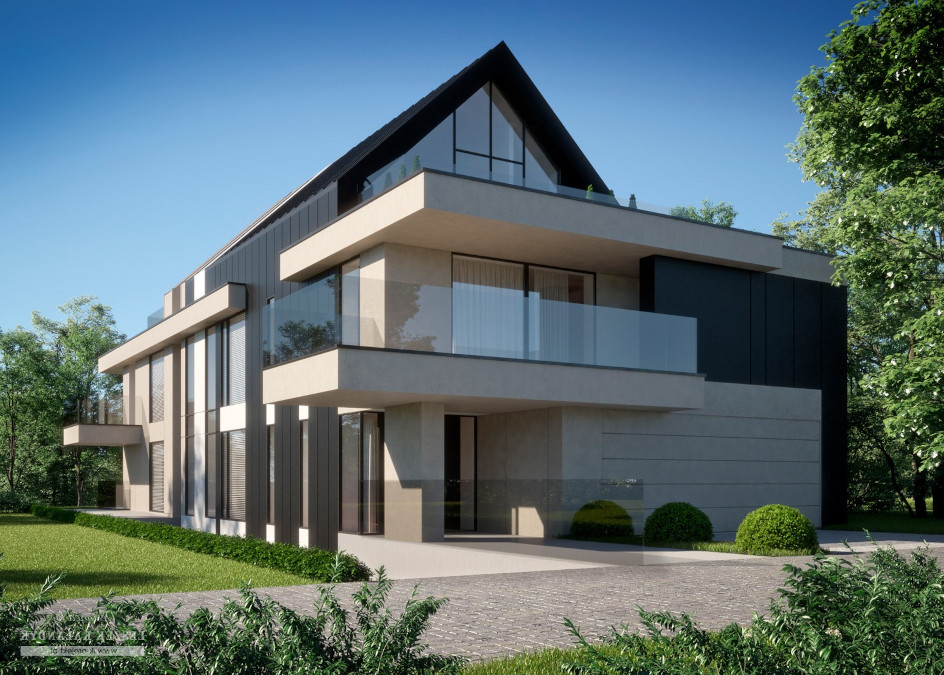 Budowa domu LK&1657 (odbicie lustrzane) z New-House
