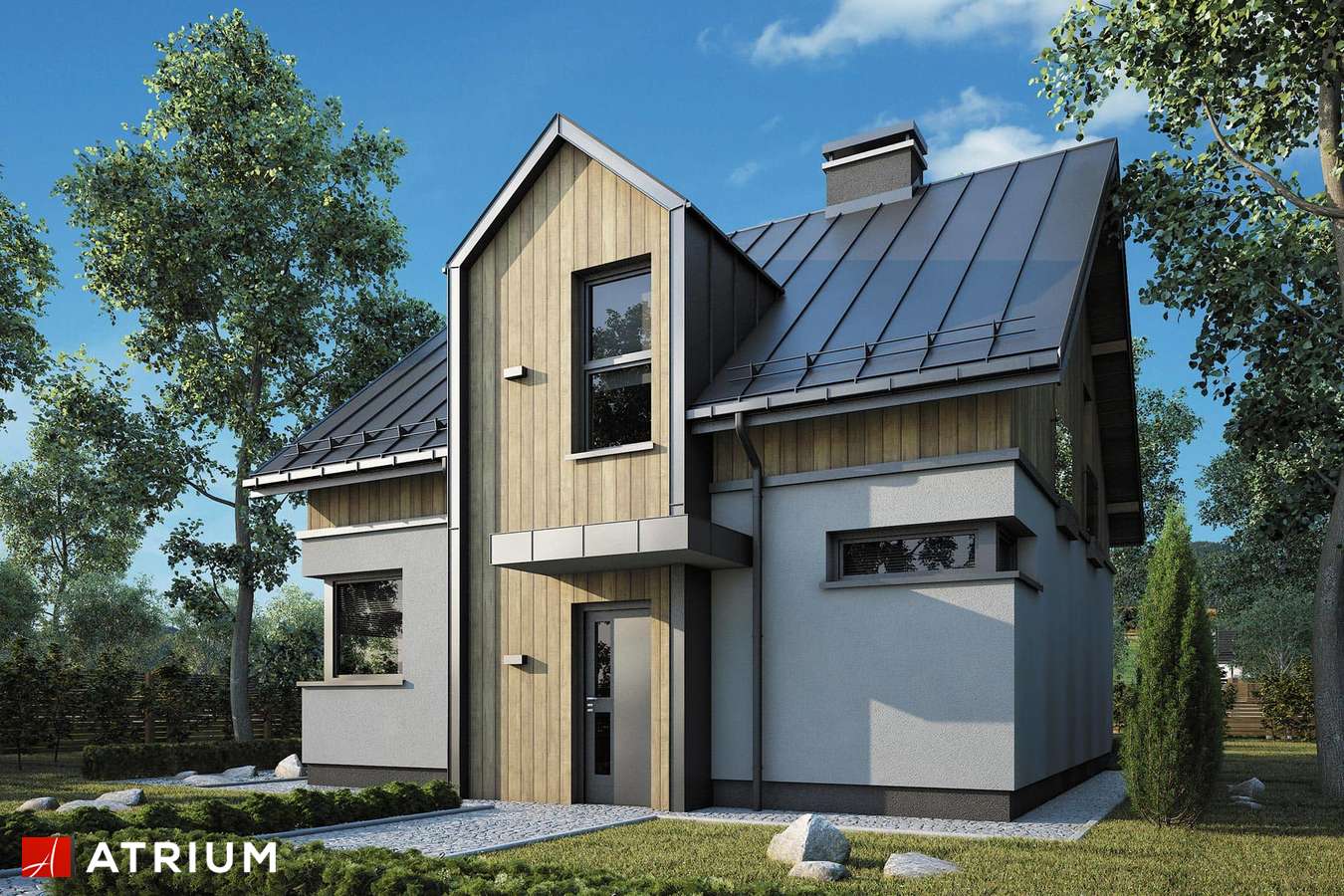 budowa domu Polo New (odbicie lustrzane) - New-House