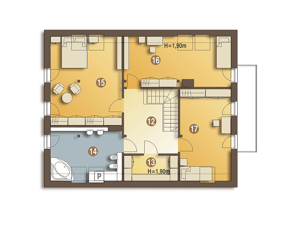Bernikla II z garażem 1-st. [A] - miniatura 10