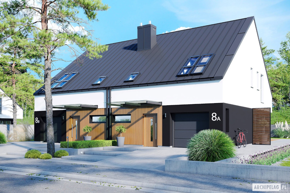 Budowa domu Lukas II G1 wersja A (bliźniak) z New-House