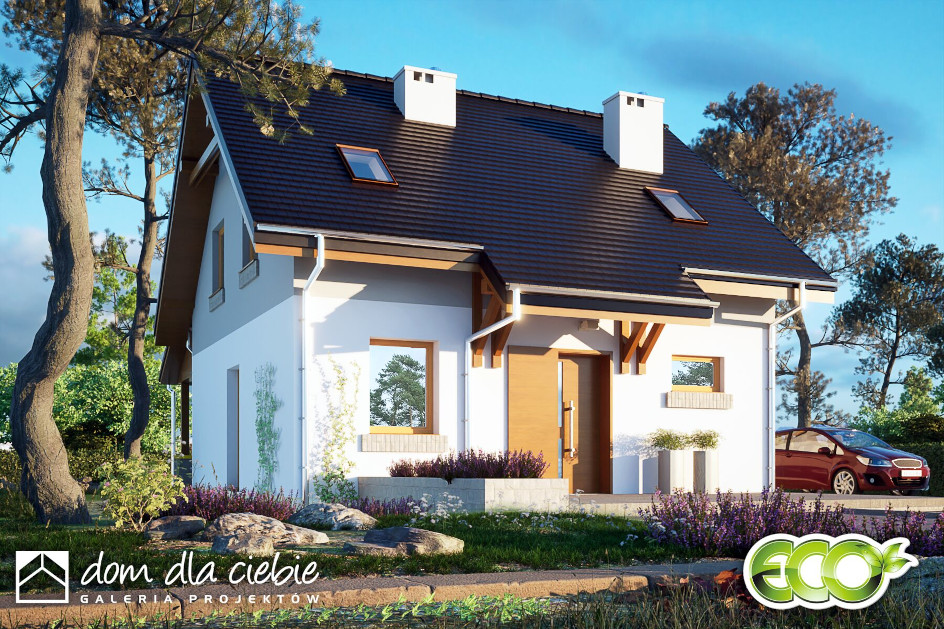 Budowa domu Daktyl bez garażu [B] z New-House