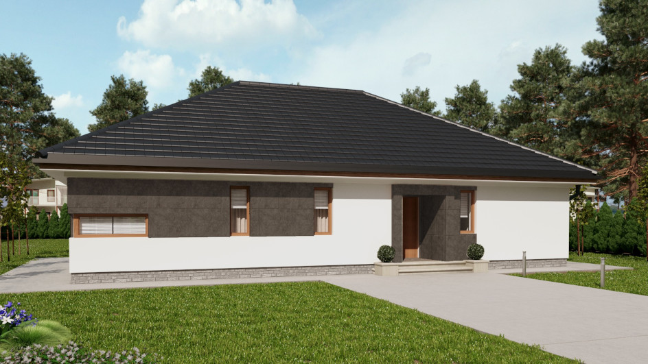 Budowa domu uA1v2 (odbicie lustrzane) z New-House