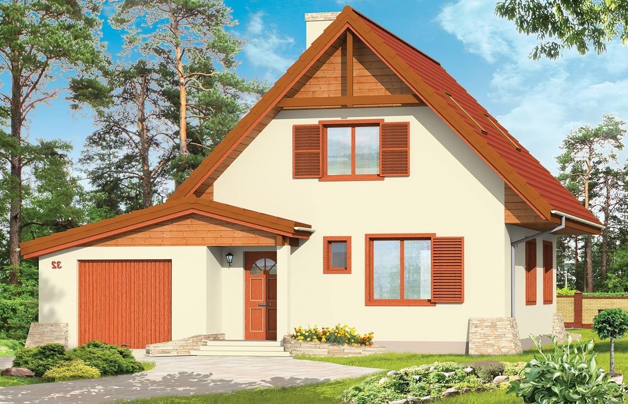 budowa domu D03 z garażem new-house