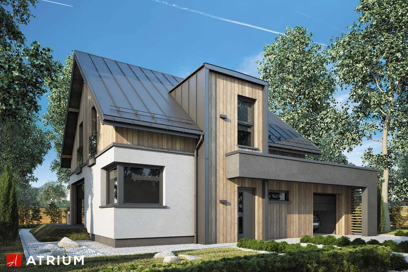 budowa domu Polo II odbicie lustrzane - New-House