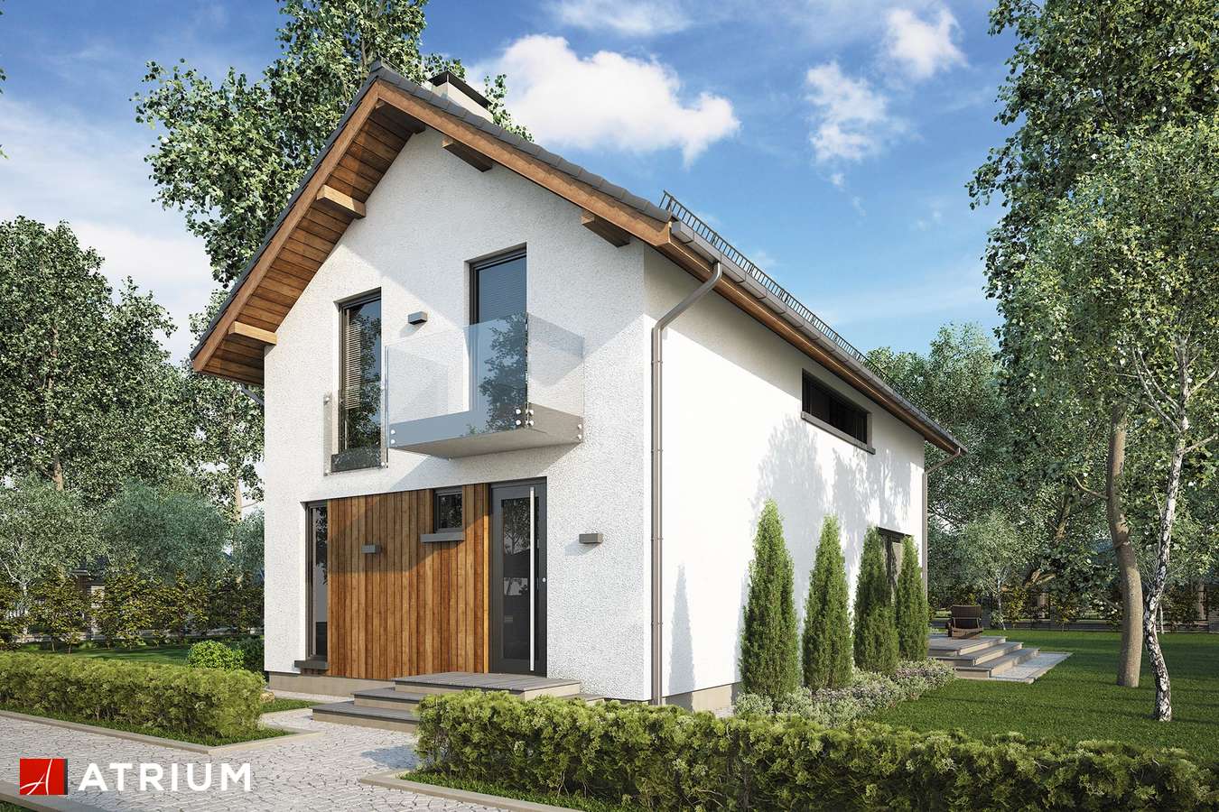 budowa domu Bruno II odbicie lustrzane - New-House