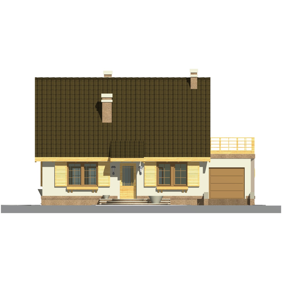 Bażant z garażem 1-st. [A] (odbicie lustrzane) - miniatura 2